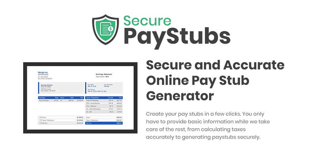Do landlords accept pay stubs from free generators
